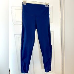 DYI Women’s Navy Mesh Crop Leggings